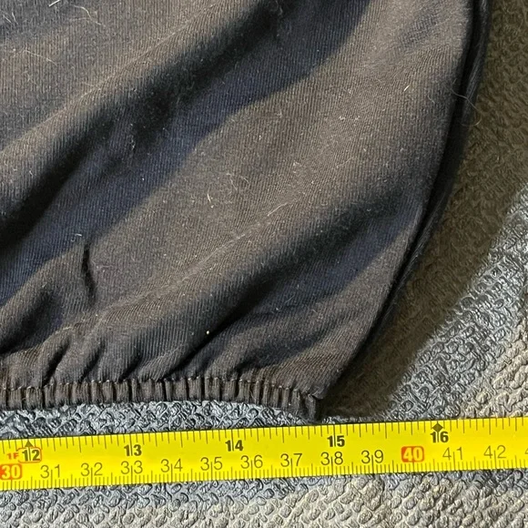 Revamped | Black Padded Sleeveless Crop Top | Size L - Picture 9 of 10